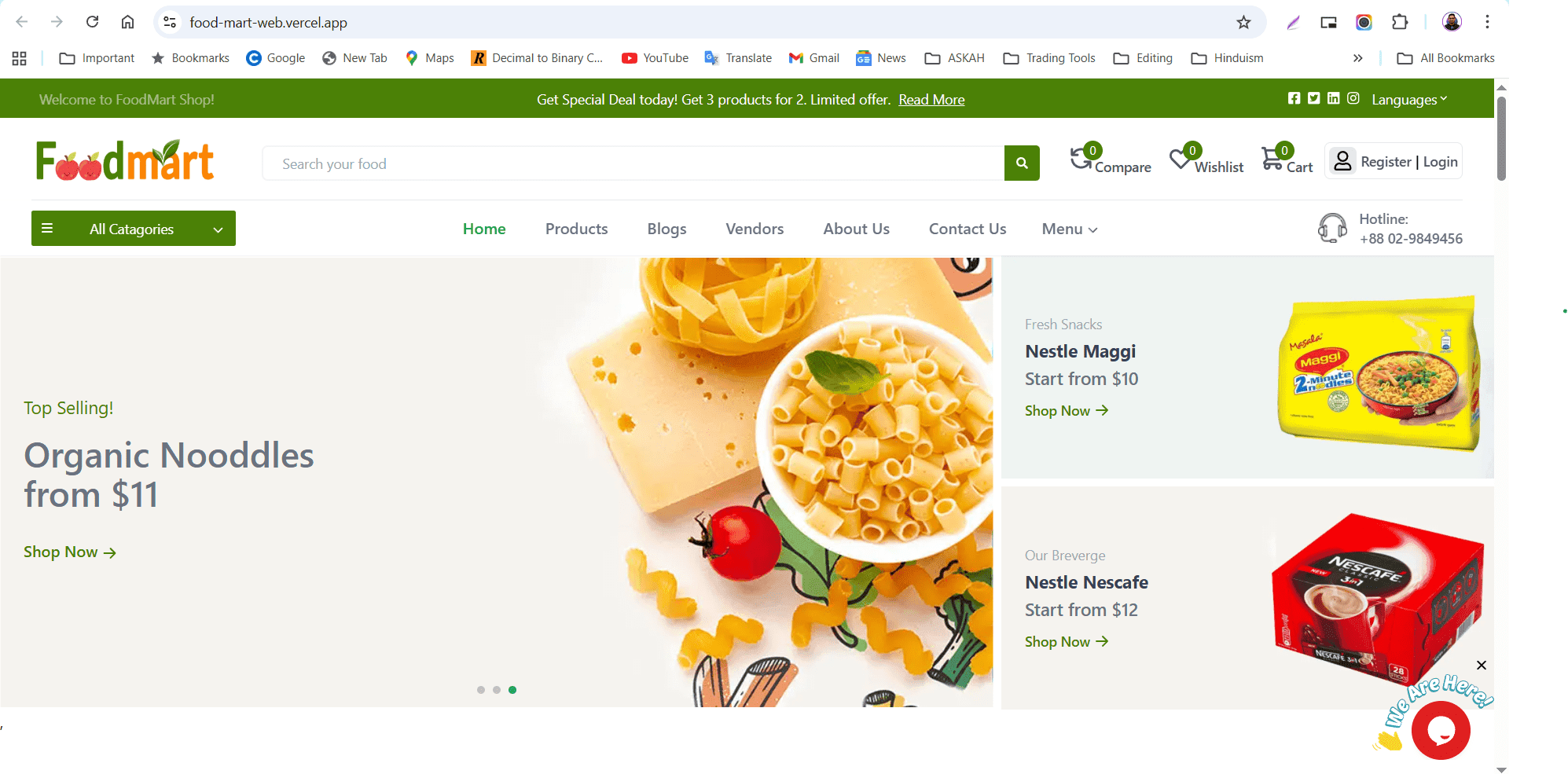 FoodMart-an ecommerce platform